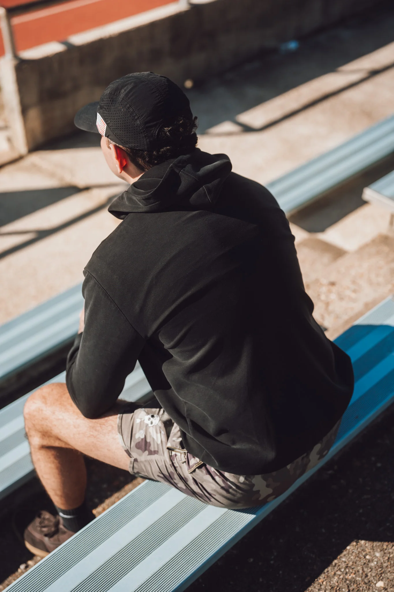 MEN'S | BASE LAYER HOODIE : BLACK - Image 7