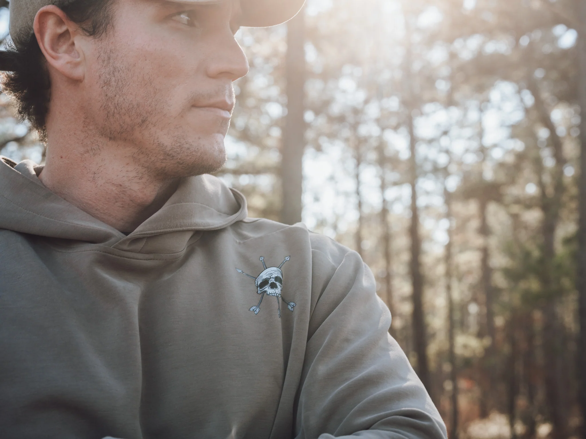 MEN'S | BASE LAYER HOODIE : OLIVE - Image 6