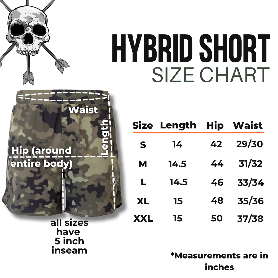 MEN'S | HYBRID SHORT : EVERGREEN CAMO - Image 6
