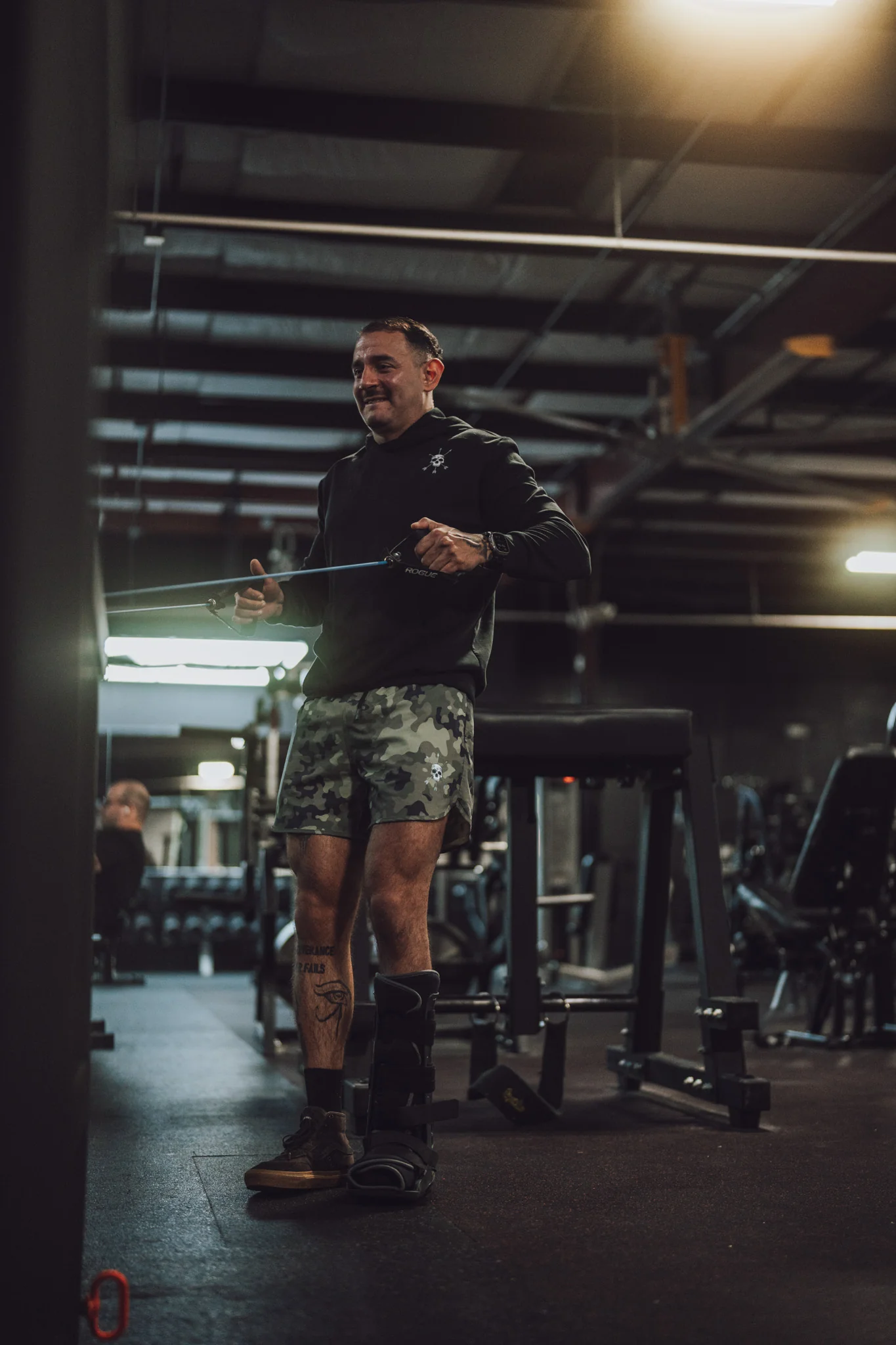 MEN'S | HYBRID SHORT : EVERGREEN CAMO - Image 8