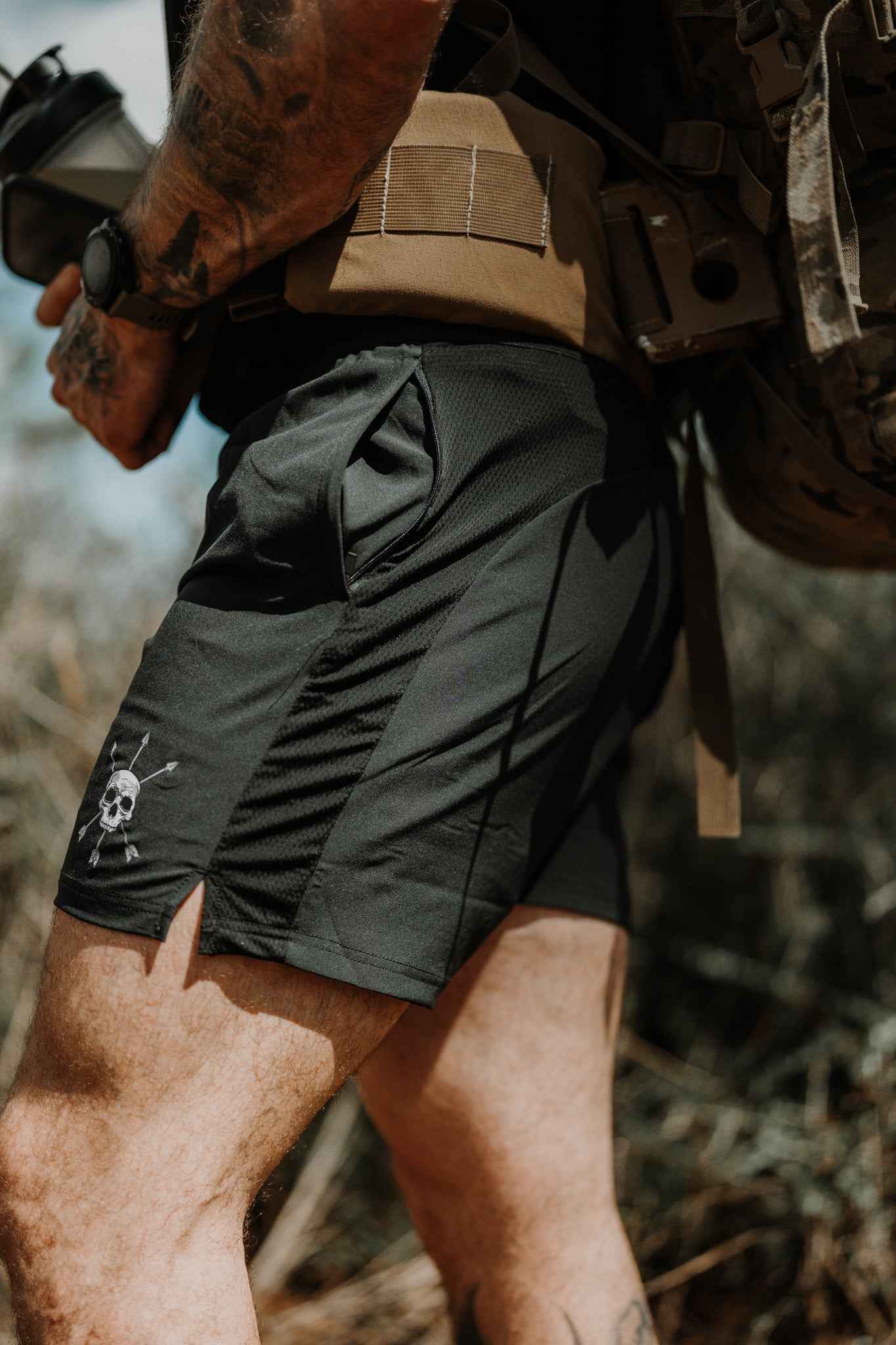 MEN'S | MOTTO SHORT : BLACK - Image 5