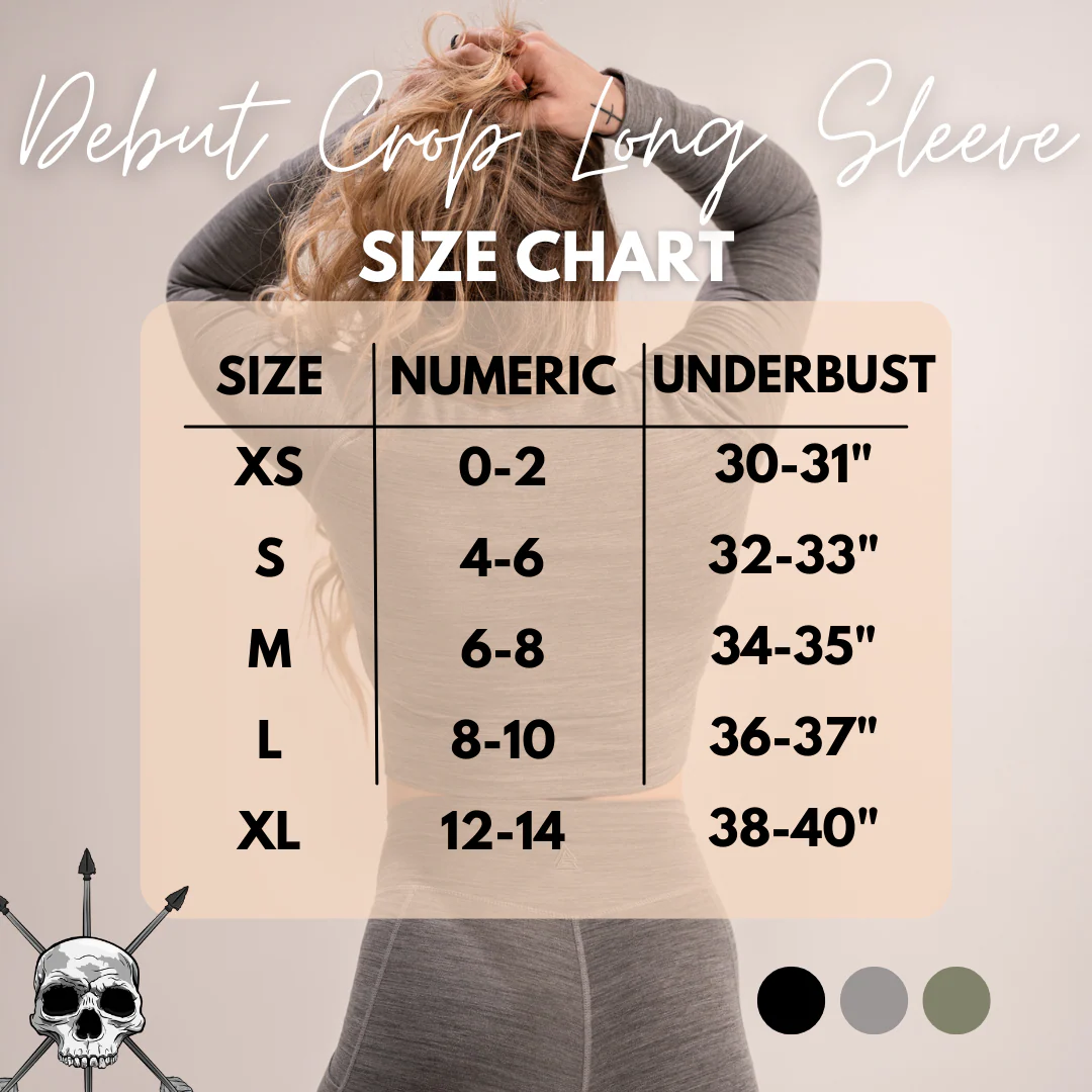 WOMEN'S | DEBUT CROP LONG SLEEVE : IVY - Image 5